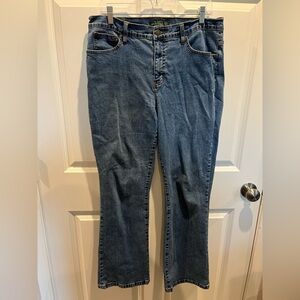 Ralph Lauren Classic Bootcut Blue Jeans Size 12